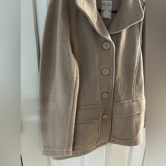 LL Bean Boiled Wool Jacket - Size Small - Picture 5 of 7